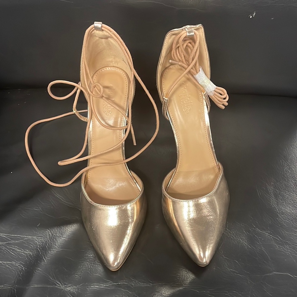Never worn rose gold heels